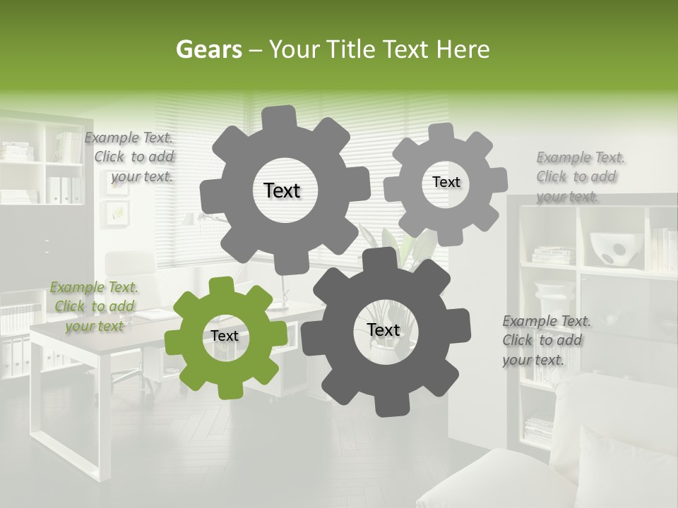 Sky Architectural Lounge PowerPoint Template