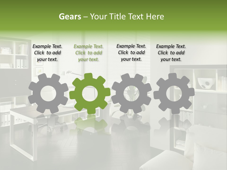 Sky Architectural Lounge PowerPoint Template