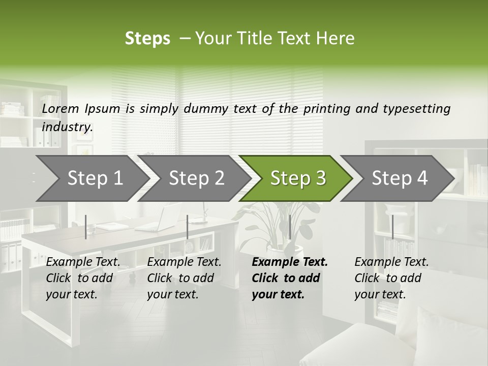 Sky Architectural Lounge PowerPoint Template