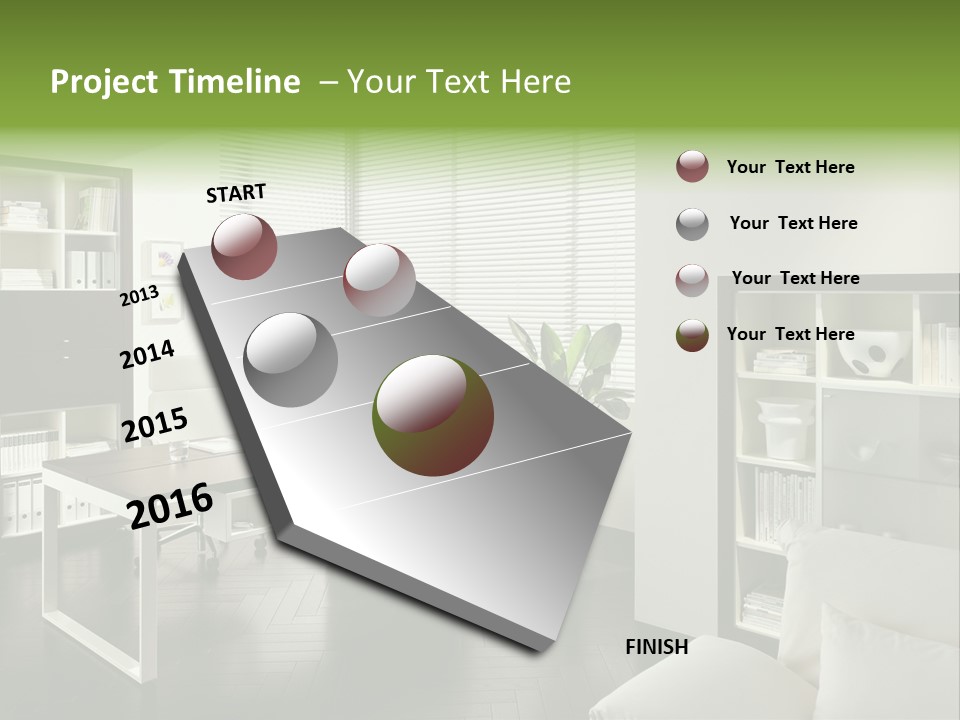 Sky Architectural Lounge PowerPoint Template