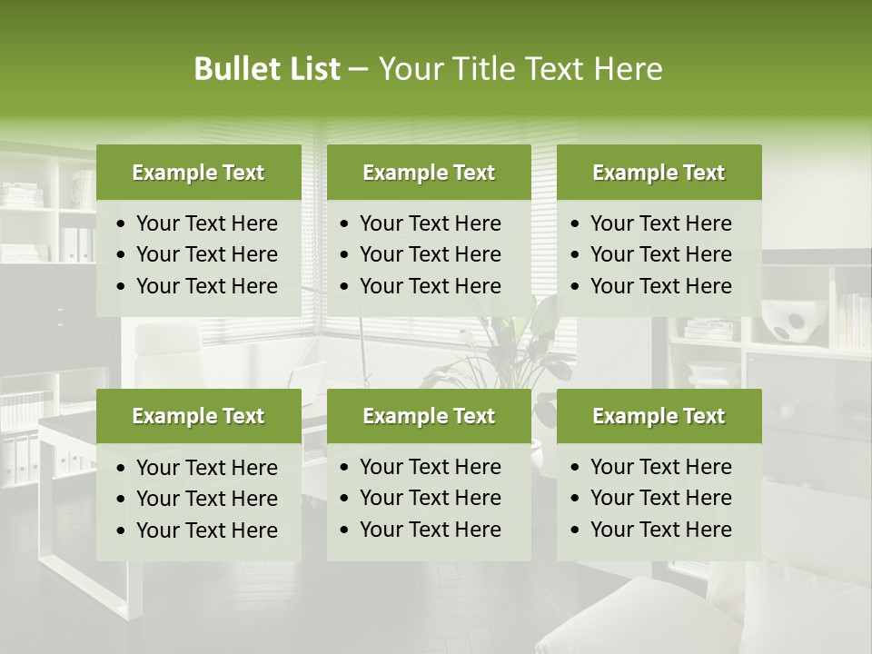Sky Architectural Lounge PowerPoint Template