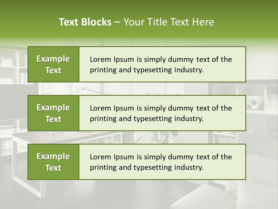 Sky Architectural Lounge PowerPoint Template