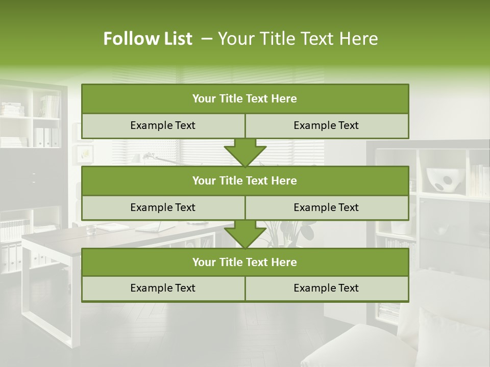 Sky Architectural Lounge PowerPoint Template