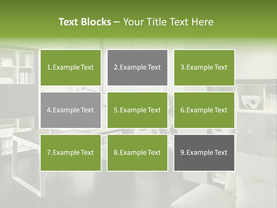 Sky Architectural Lounge PowerPoint Template
