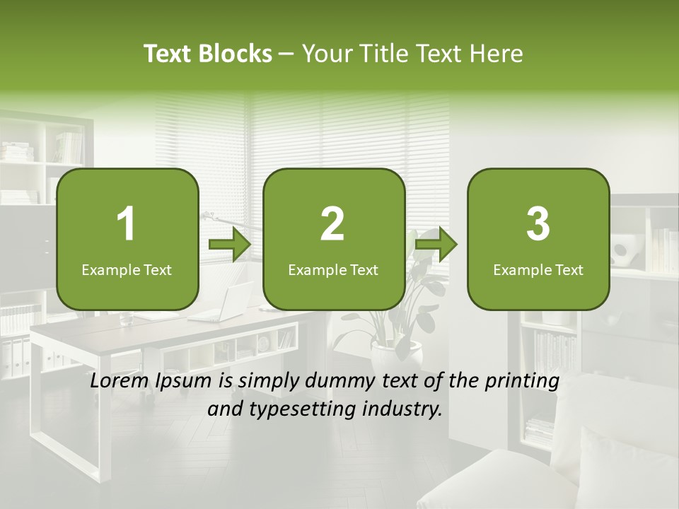 Sky Architectural Lounge PowerPoint Template