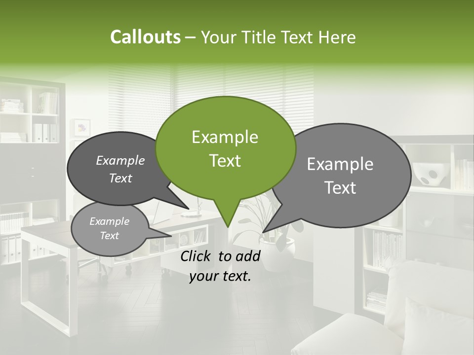 Sky Architectural Lounge PowerPoint Template