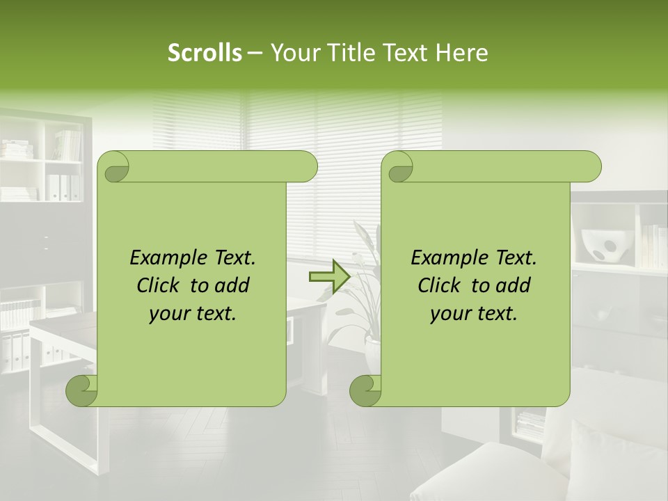 Sky Architectural Lounge PowerPoint Template