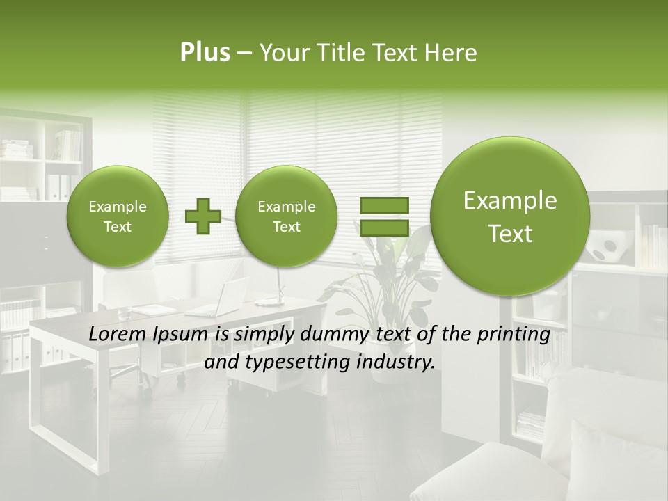 Sky Architectural Lounge PowerPoint Template