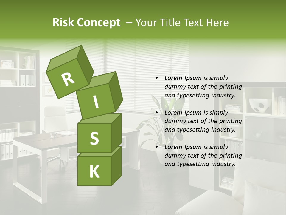 Sky Architectural Lounge PowerPoint Template