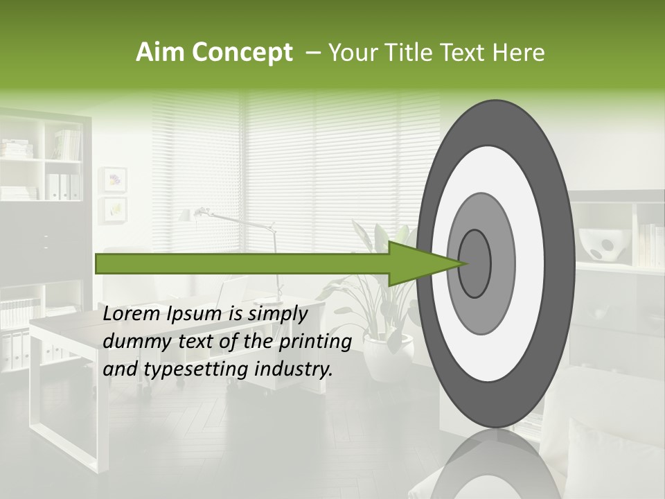 Sky Architectural Lounge PowerPoint Template