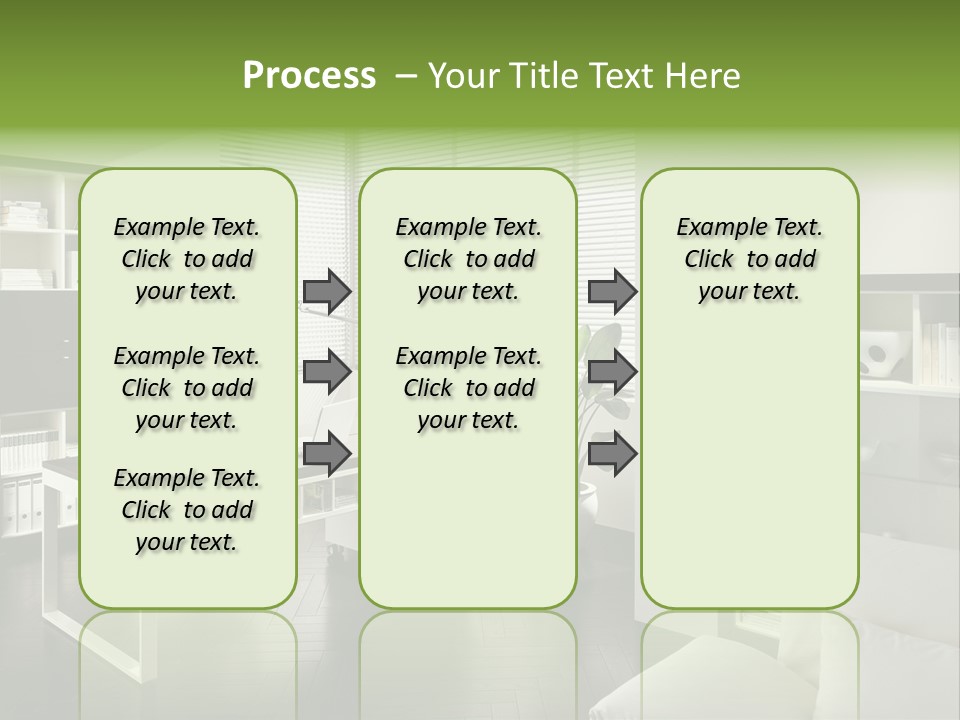 Sky Architectural Lounge PowerPoint Template