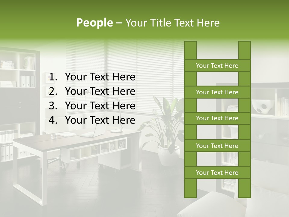 Sky Architectural Lounge PowerPoint Template