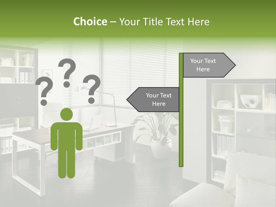Sky Architectural Lounge PowerPoint Template