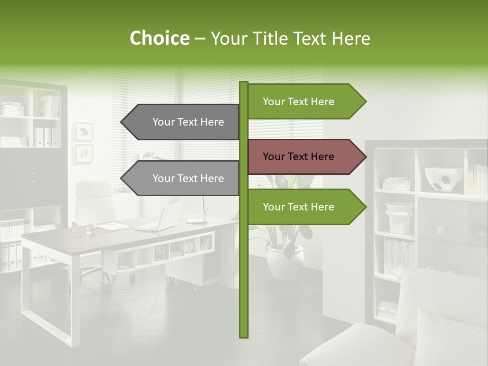 Sky Architectural Lounge PowerPoint Template