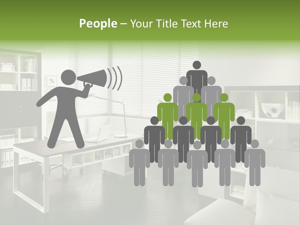 Sky Architectural Lounge PowerPoint Template