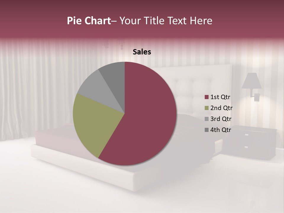 Lamp Flower Bedroom PowerPoint Template