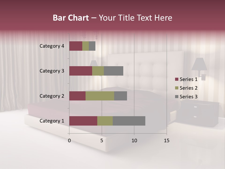 Lamp Flower Bedroom PowerPoint Template