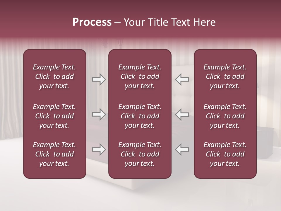 Lamp Flower Bedroom PowerPoint Template