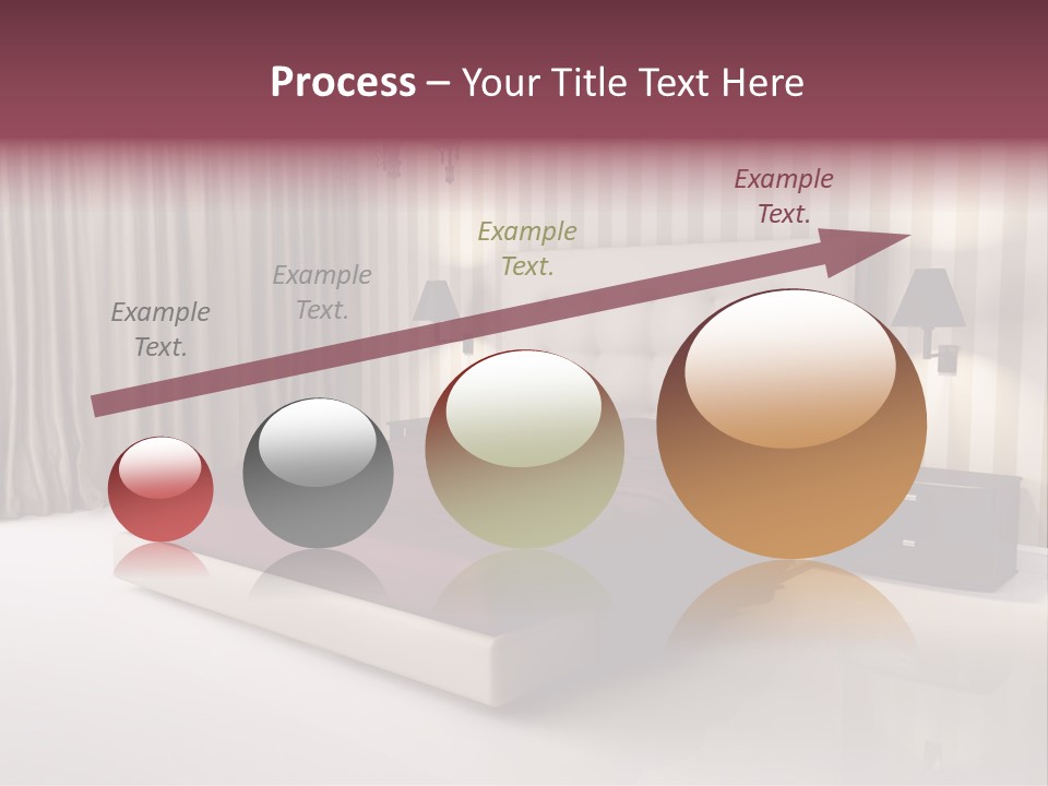 Lamp Flower Bedroom PowerPoint Template