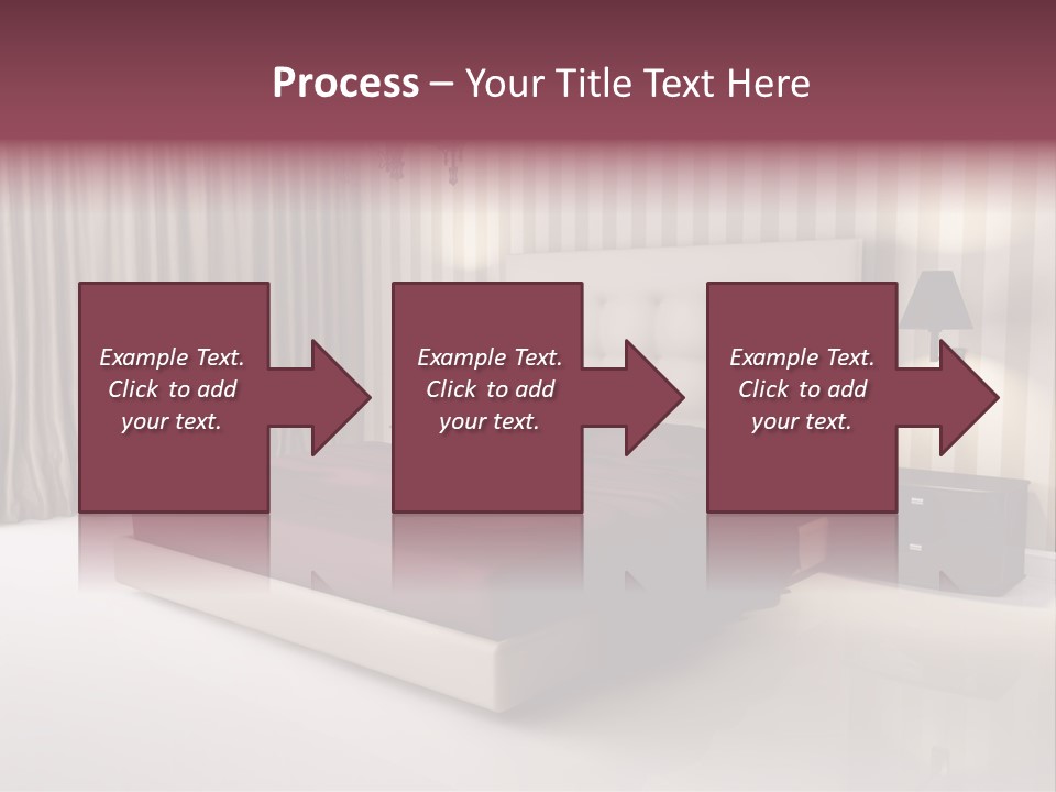 Lamp Flower Bedroom PowerPoint Template