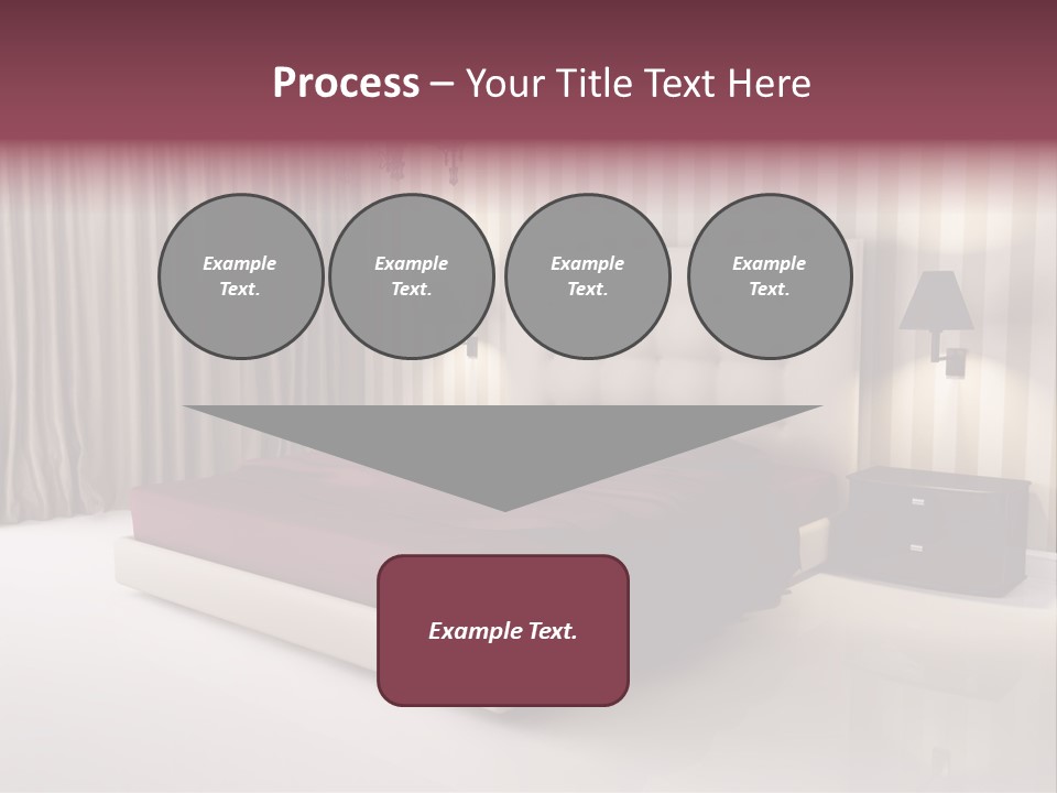 Lamp Flower Bedroom PowerPoint Template