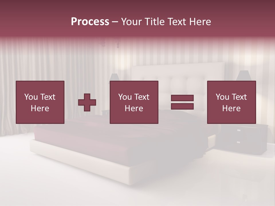 Lamp Flower Bedroom PowerPoint Template