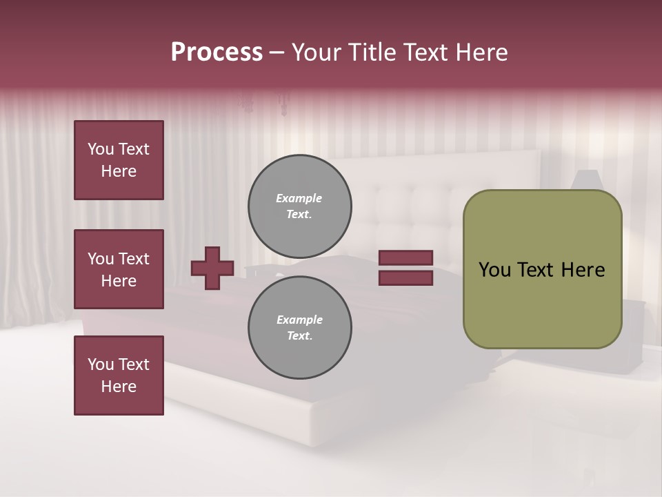 Lamp Flower Bedroom PowerPoint Template