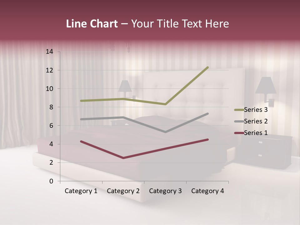 Lamp Flower Bedroom PowerPoint Template