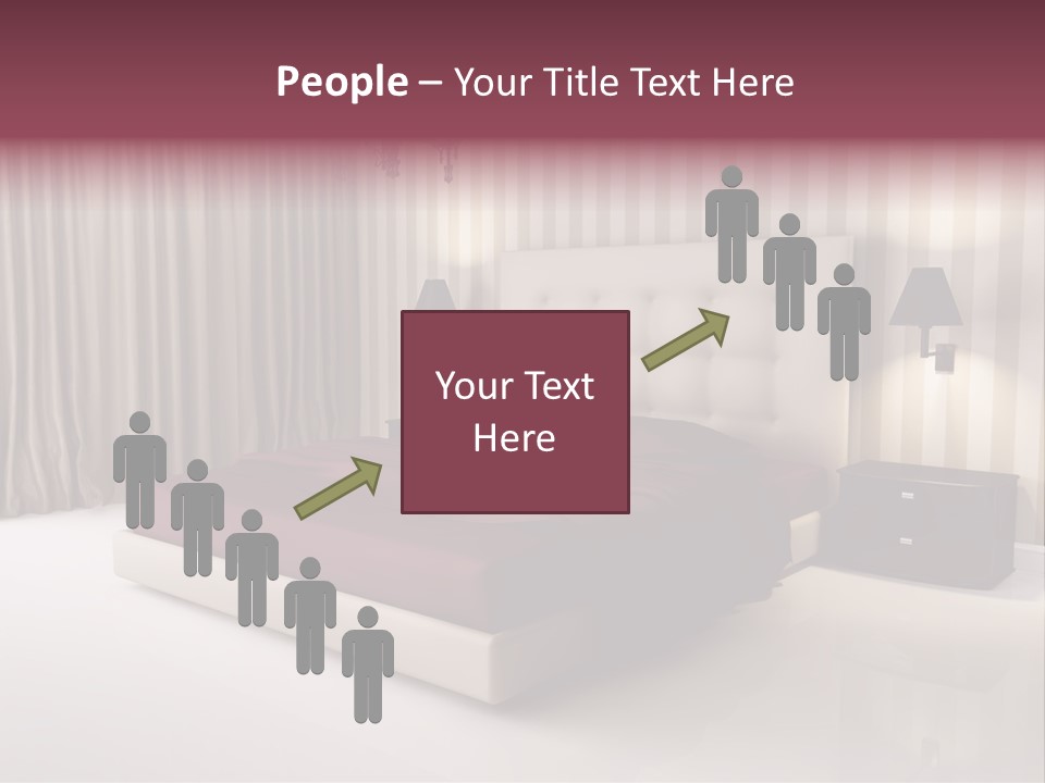 Lamp Flower Bedroom PowerPoint Template