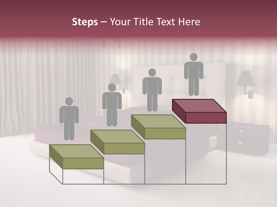 Lamp Flower Bedroom PowerPoint Template