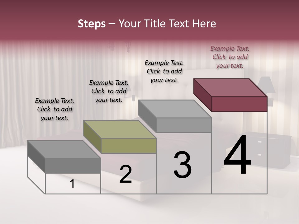 Lamp Flower Bedroom PowerPoint Template