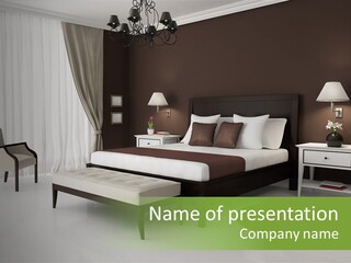 Modern Wallpaper Interior PowerPoint Template