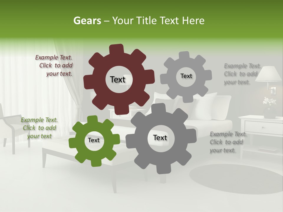 Modern Wallpaper Interior PowerPoint Template