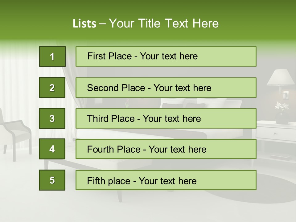 Modern Wallpaper Interior PowerPoint Template