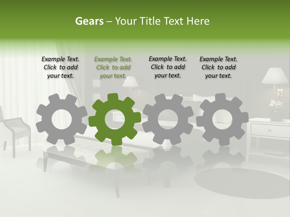 Modern Wallpaper Interior PowerPoint Template