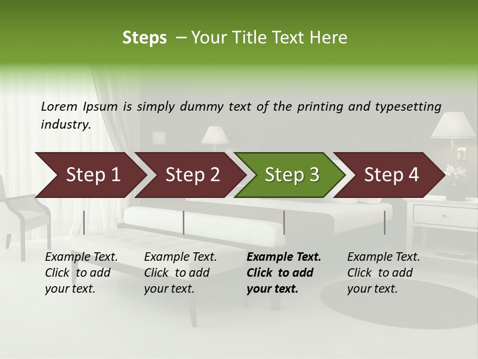 Modern Wallpaper Interior PowerPoint Template