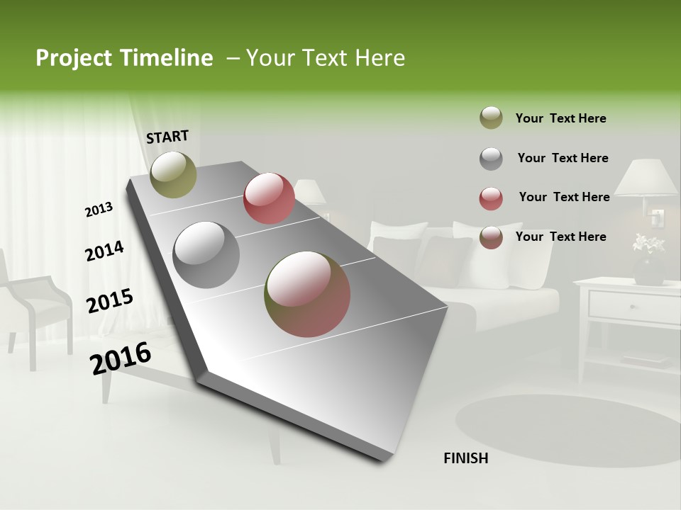 Modern Wallpaper Interior PowerPoint Template