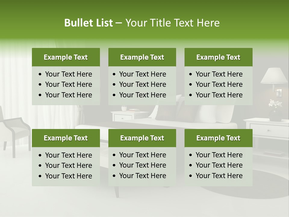 Modern Wallpaper Interior PowerPoint Template