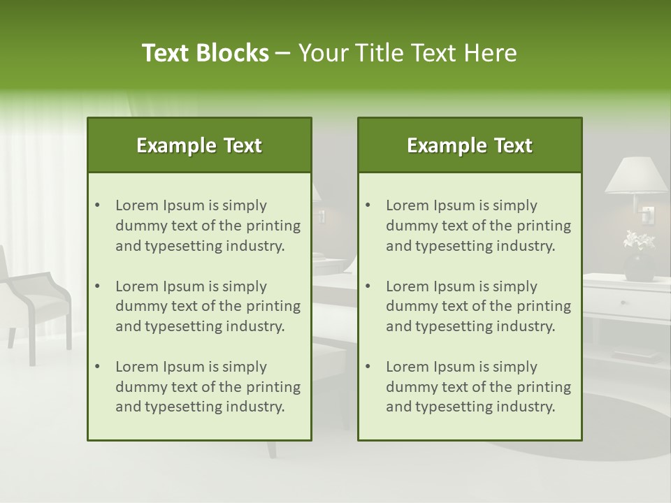 Modern Wallpaper Interior PowerPoint Template