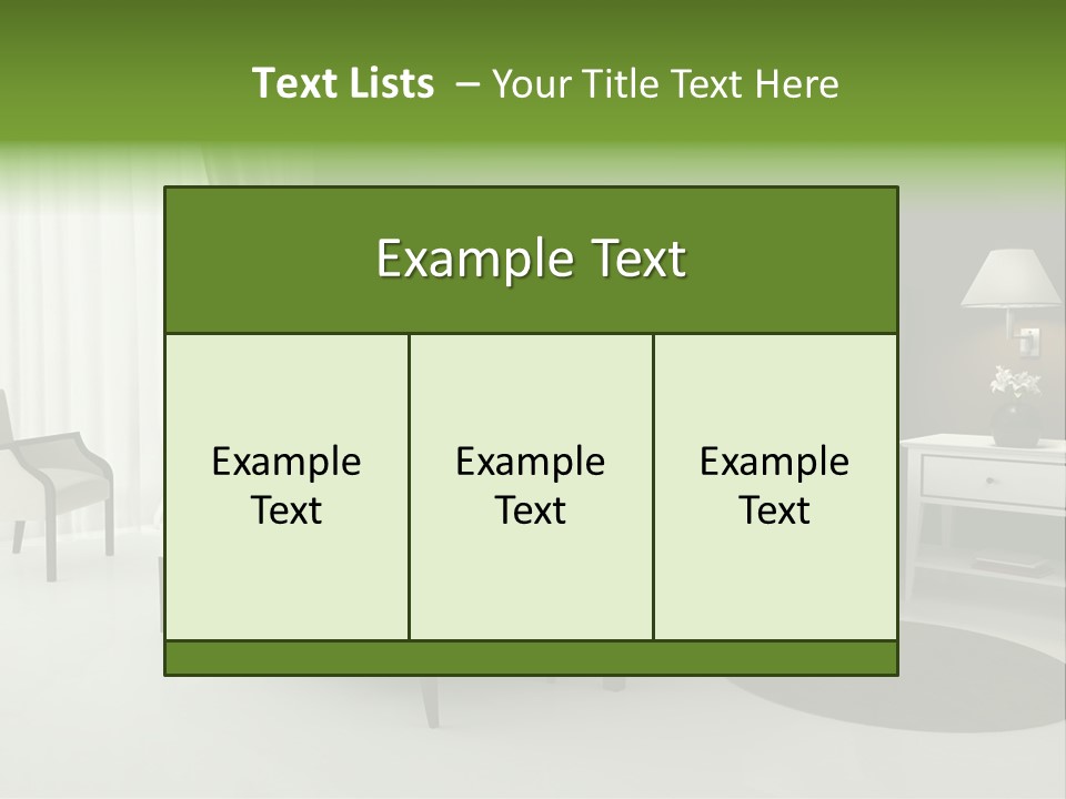 Modern Wallpaper Interior PowerPoint Template