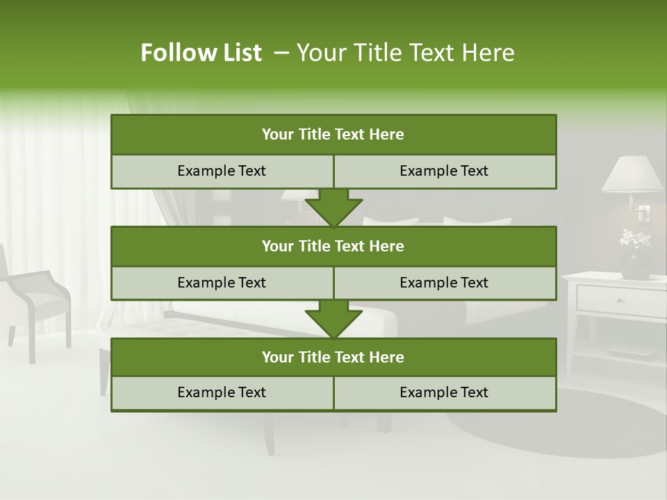 Modern Wallpaper Interior PowerPoint Template