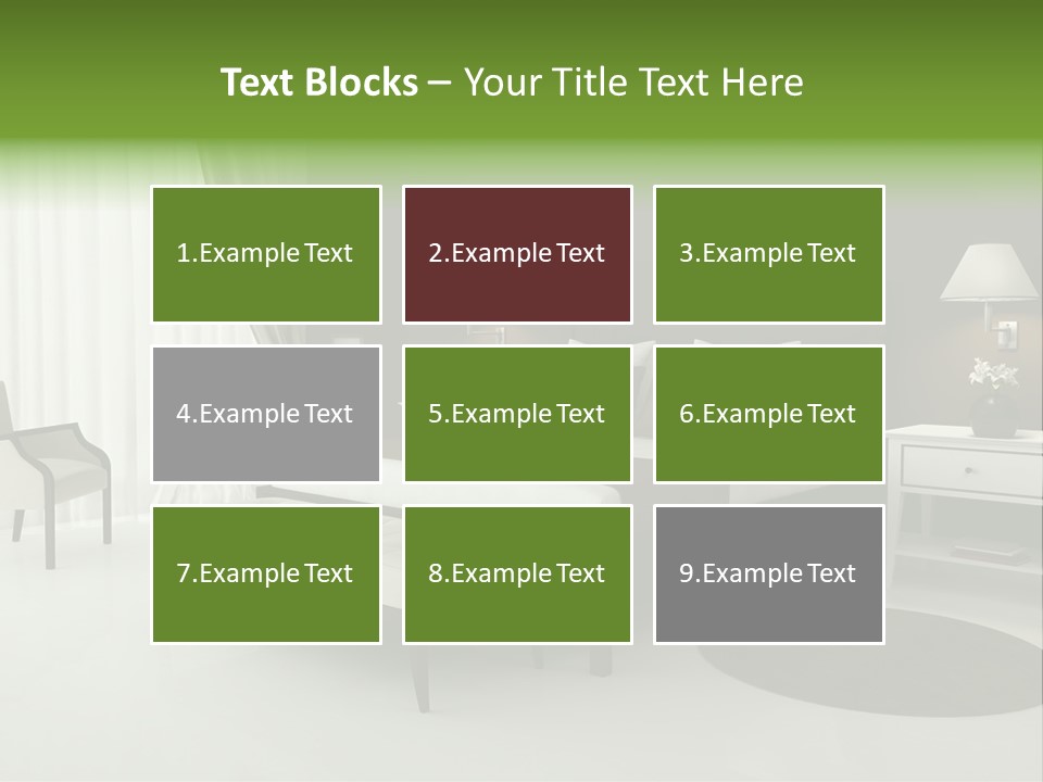 Modern Wallpaper Interior PowerPoint Template