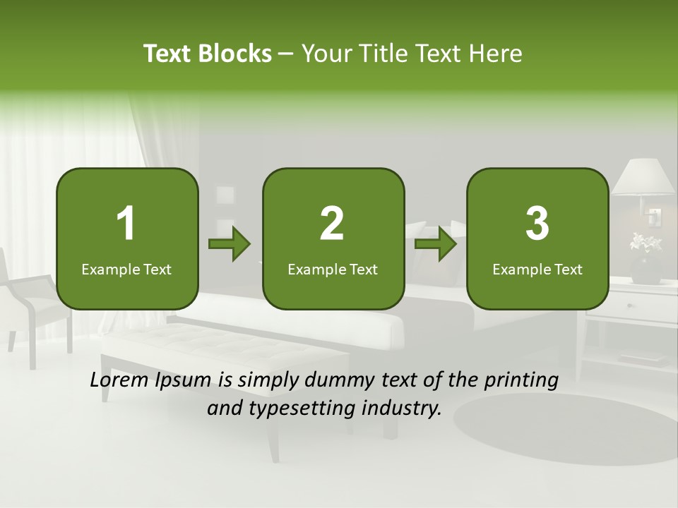 Modern Wallpaper Interior PowerPoint Template