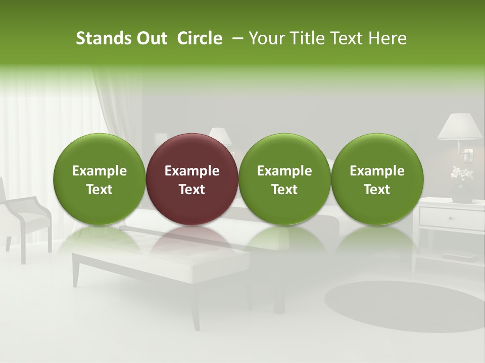 Modern Wallpaper Interior PowerPoint Template