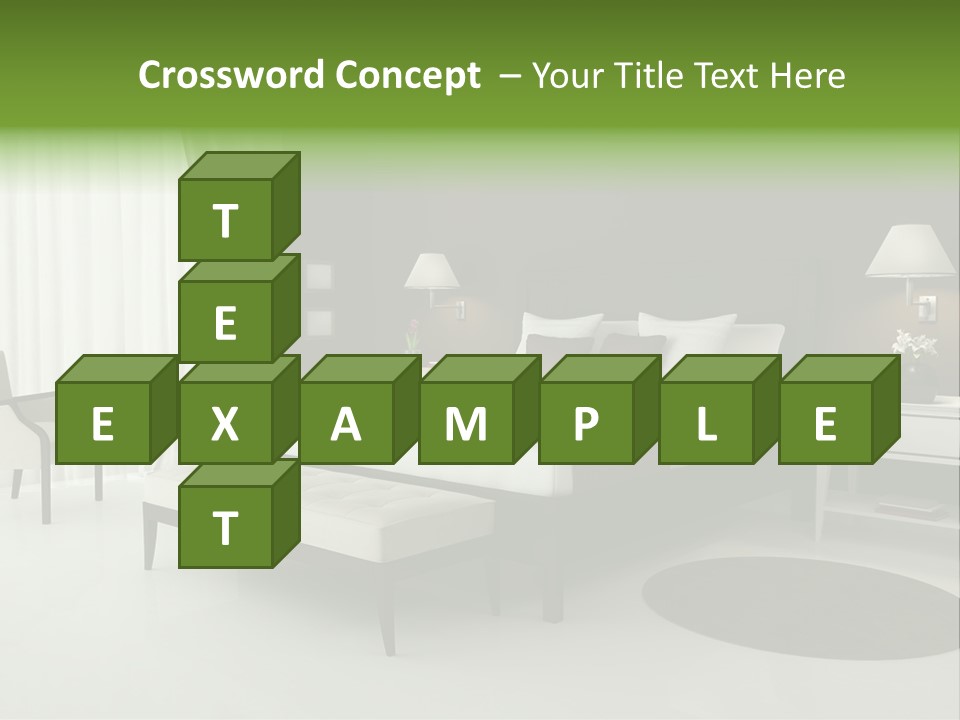 Modern Wallpaper Interior PowerPoint Template