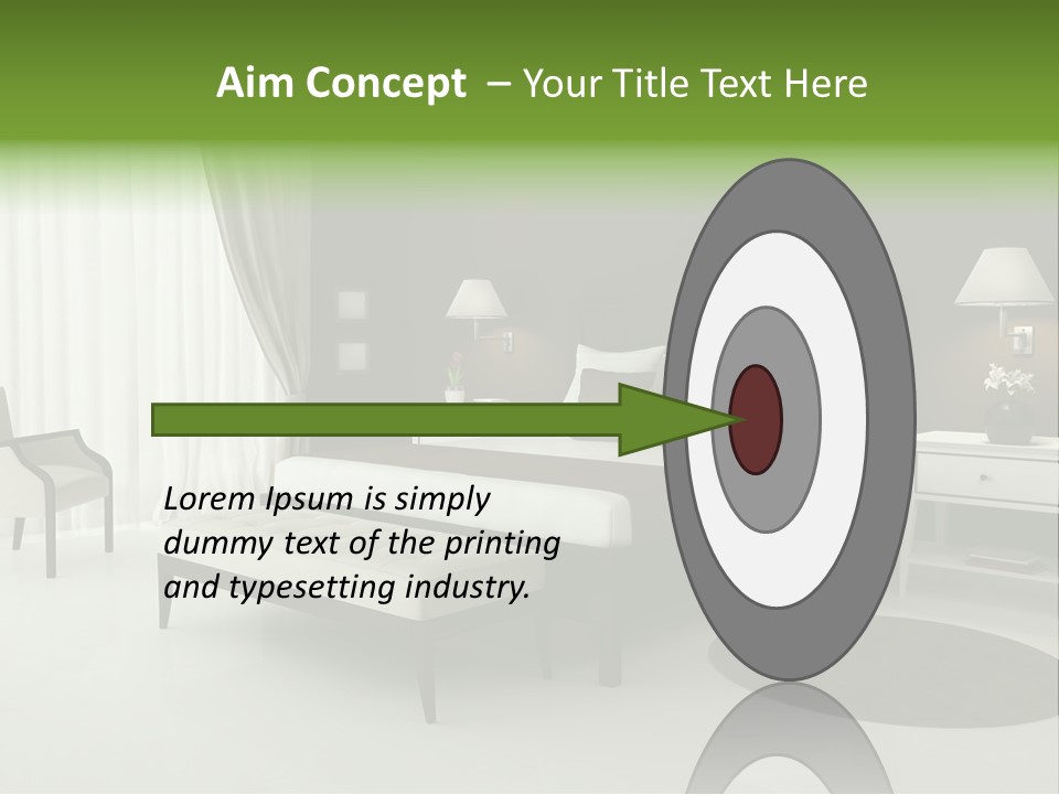 Modern Wallpaper Interior PowerPoint Template