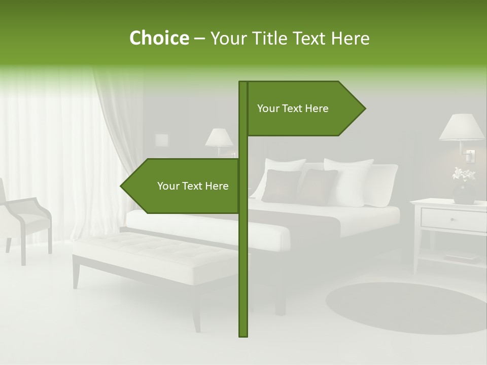 Modern Wallpaper Interior PowerPoint Template