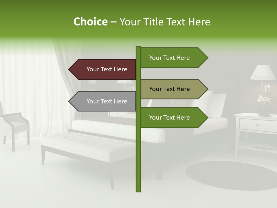 Modern Wallpaper Interior PowerPoint Template