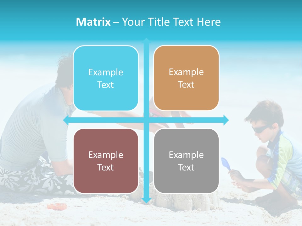 Coast Beach Swimwear PowerPoint Template