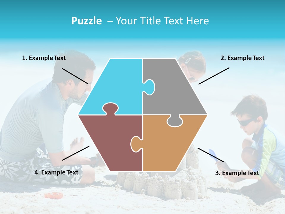 Coast Beach Swimwear PowerPoint Template